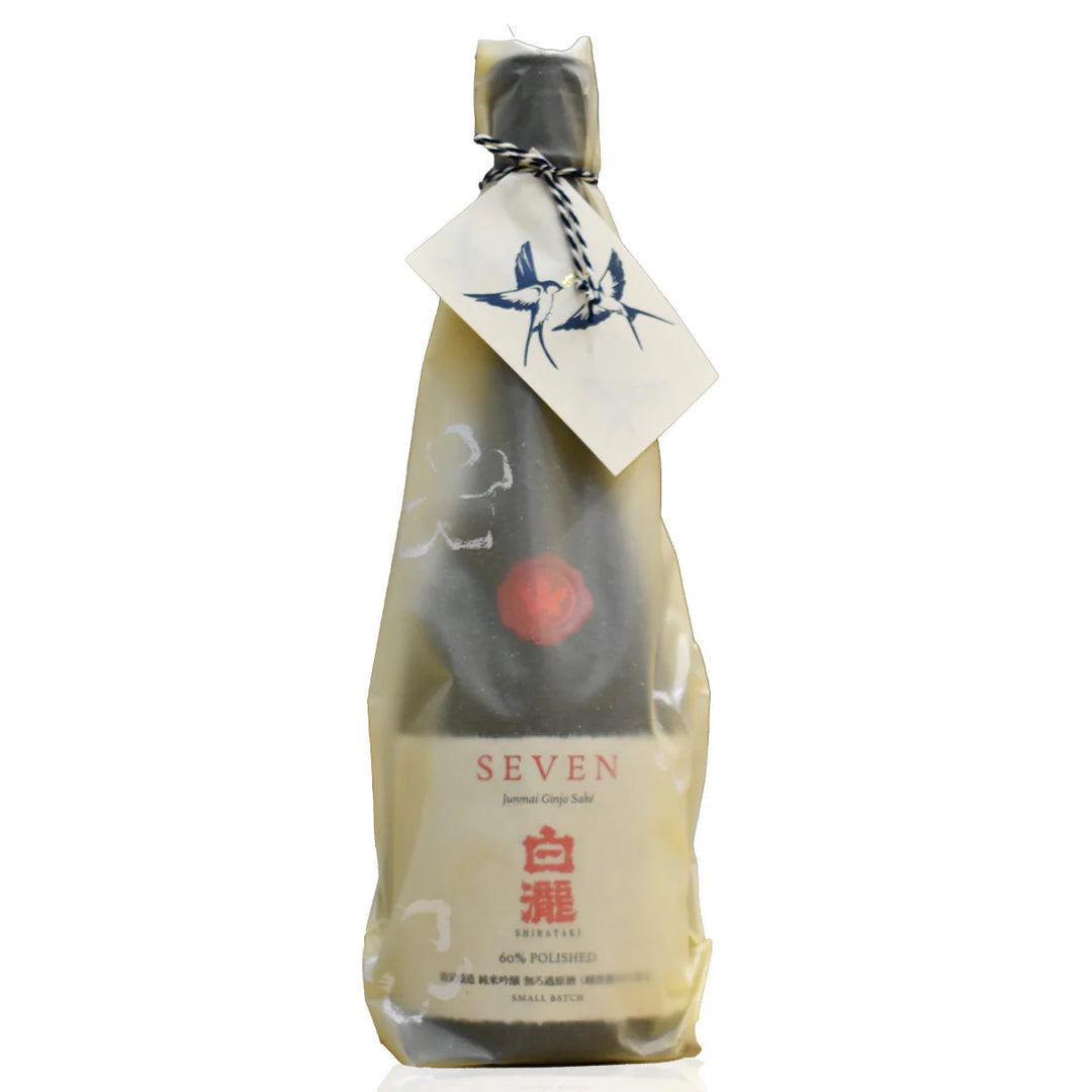 Shirataki” SEVEN Junmai Ginjo 60% (15-16%) 720ml Shirataki” SEVEN Junmai Ginjo 60% (15-16%) 720ml