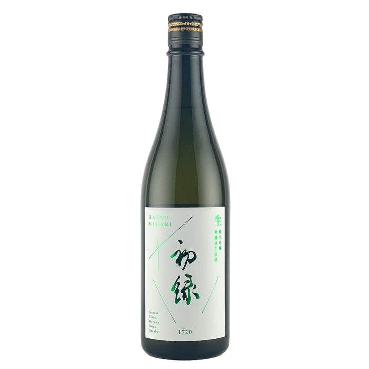 “Okuhida Shuzo” Hatsu Midori Junmai Ginjo Muroka Nama Genshu (16%) 720ml