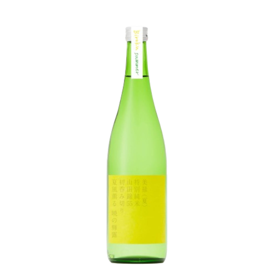 “Otokoyama Honten” Biroku Tokubetsu Junmai Hatsu Nomikiri Natsukaze Kaoru Akatsuki no Kiro (16%) 720ml