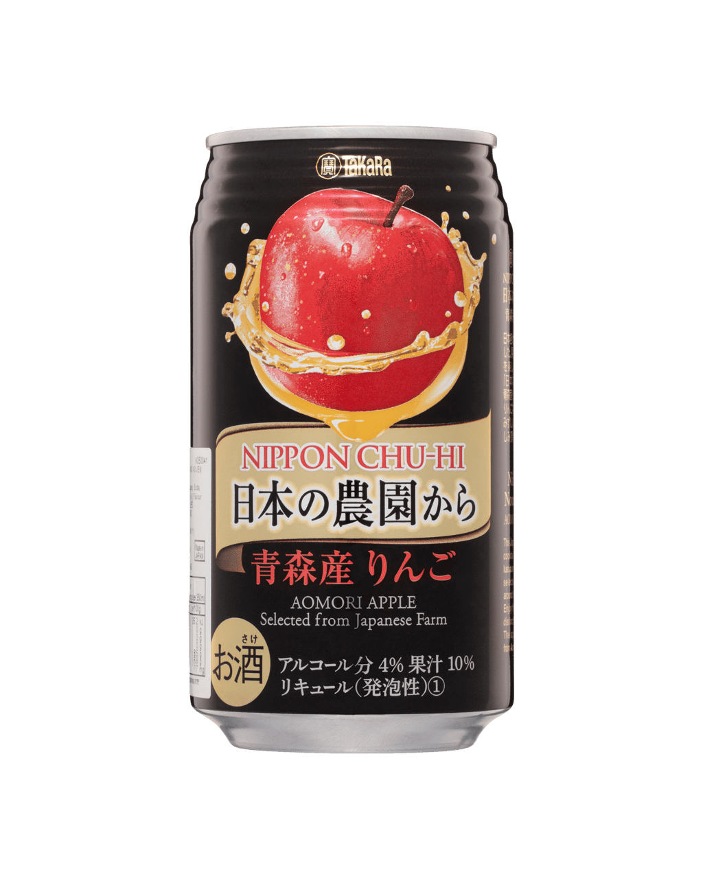 "Takara" Chu-Hi Yamanashi-San Ringo (Apple) 4.0% 350ml x  24 [9.4kg]