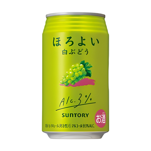 “Suntory” Horoyoi White Grape 350ml  (3%)
