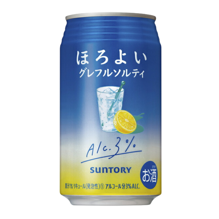 “Suntory” Horoyoi Gurefuru Salty 350ml (3%)