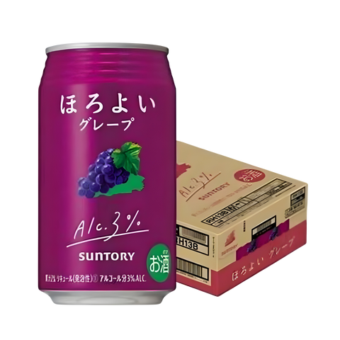 “Suntory” Horoyoi Grape Sour 350ml (3%)