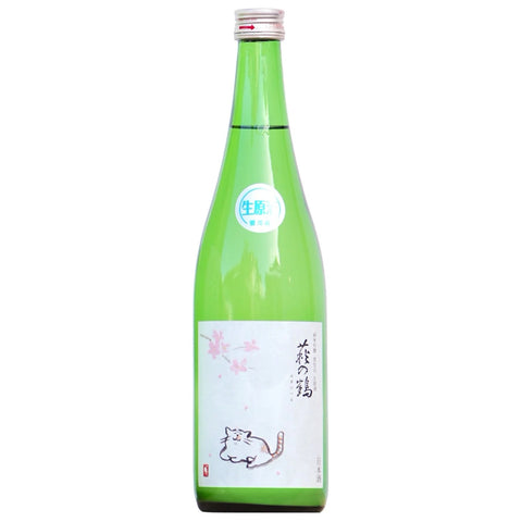 “Hagino” Hagi no Tsuru Junmai Ginjo Sakura Neko (15%) 1.8lt